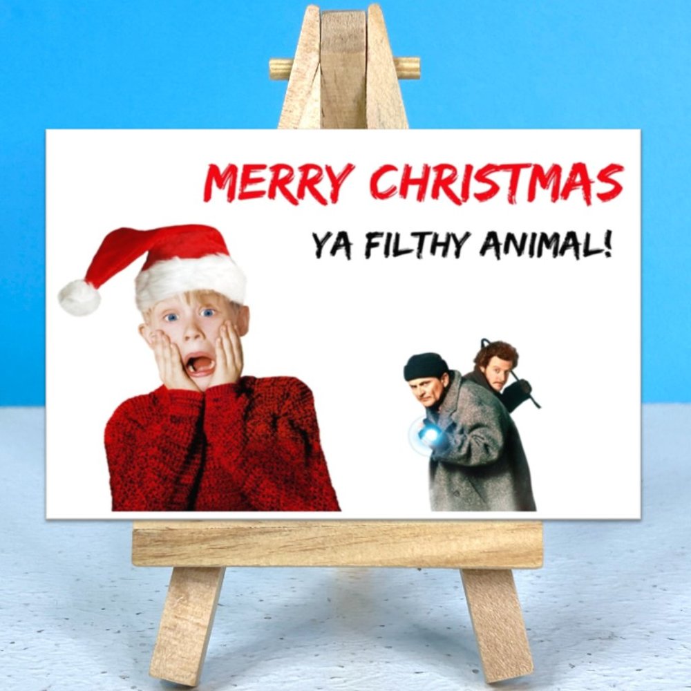 Home Alone Merry Christmas Ya Filthy Animal Refrigerator Locker Fridge Magnet